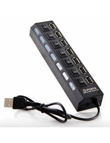Alargador USB / 7 Puertos