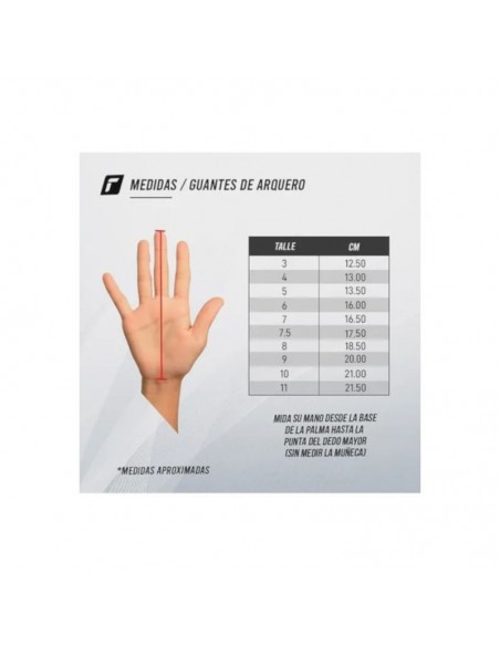 Guante Arquero Niño finger support Reusch gympro.cl